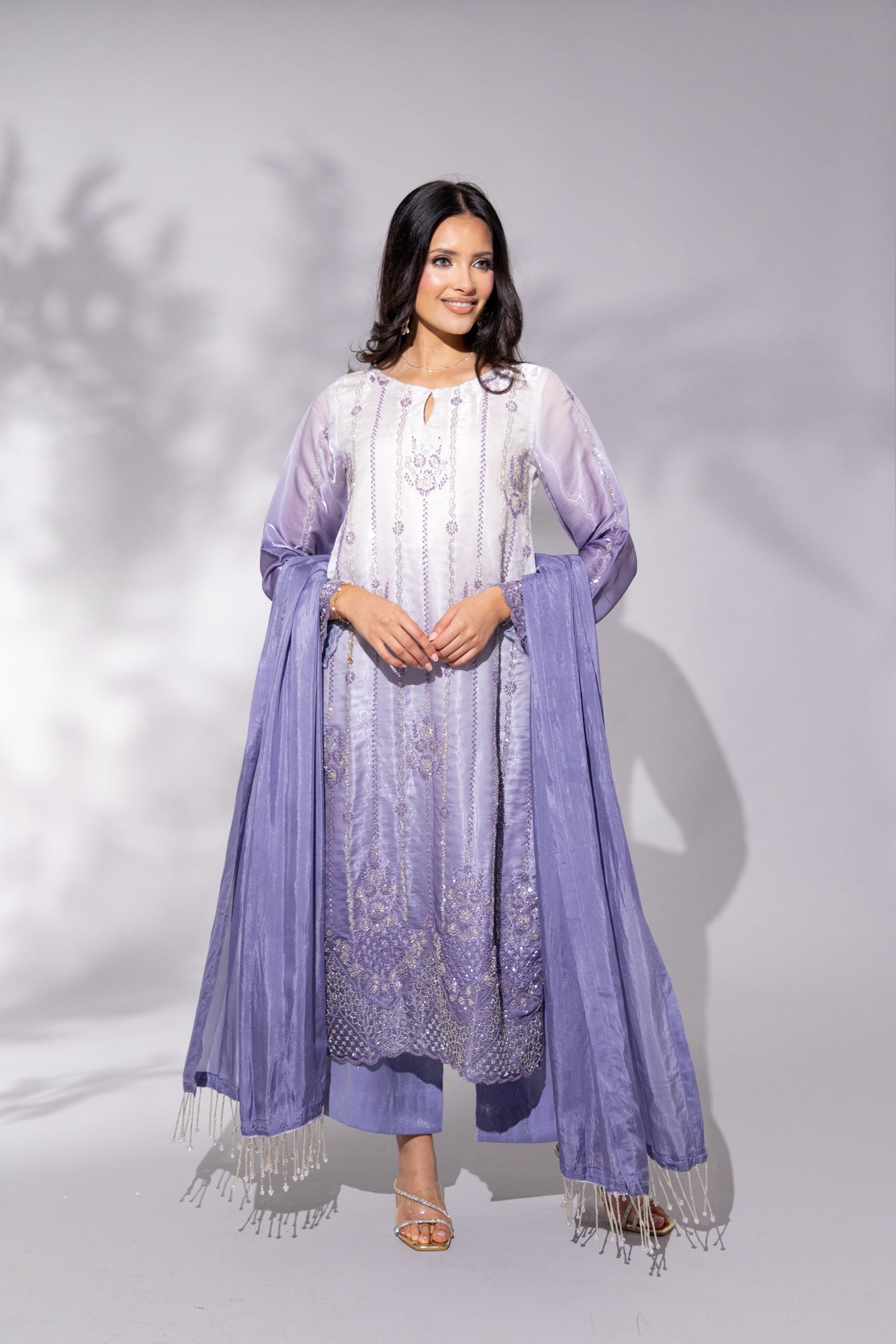 Lilac Sheesha Silk - 3PC