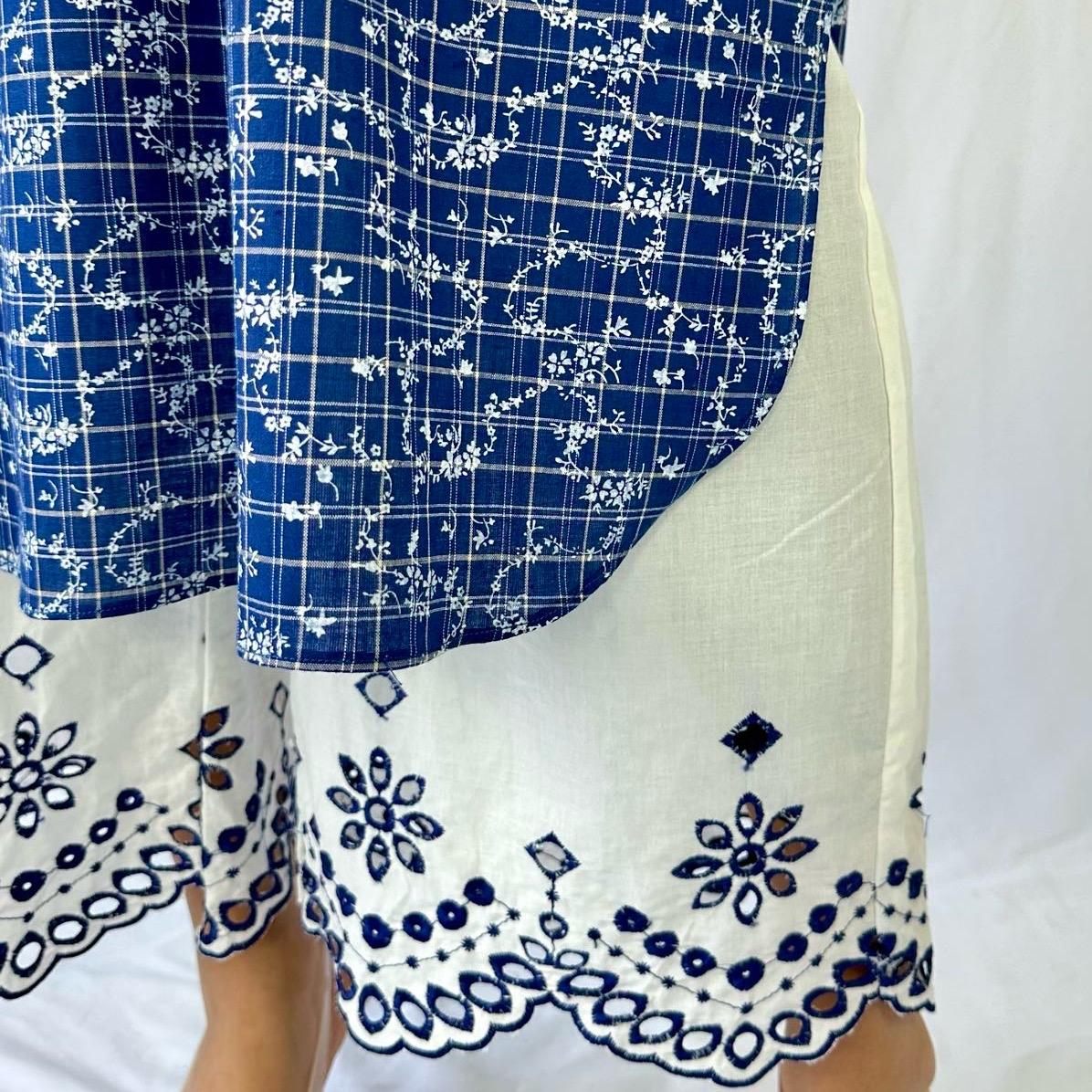 Blue and White Co Ord (2PC)