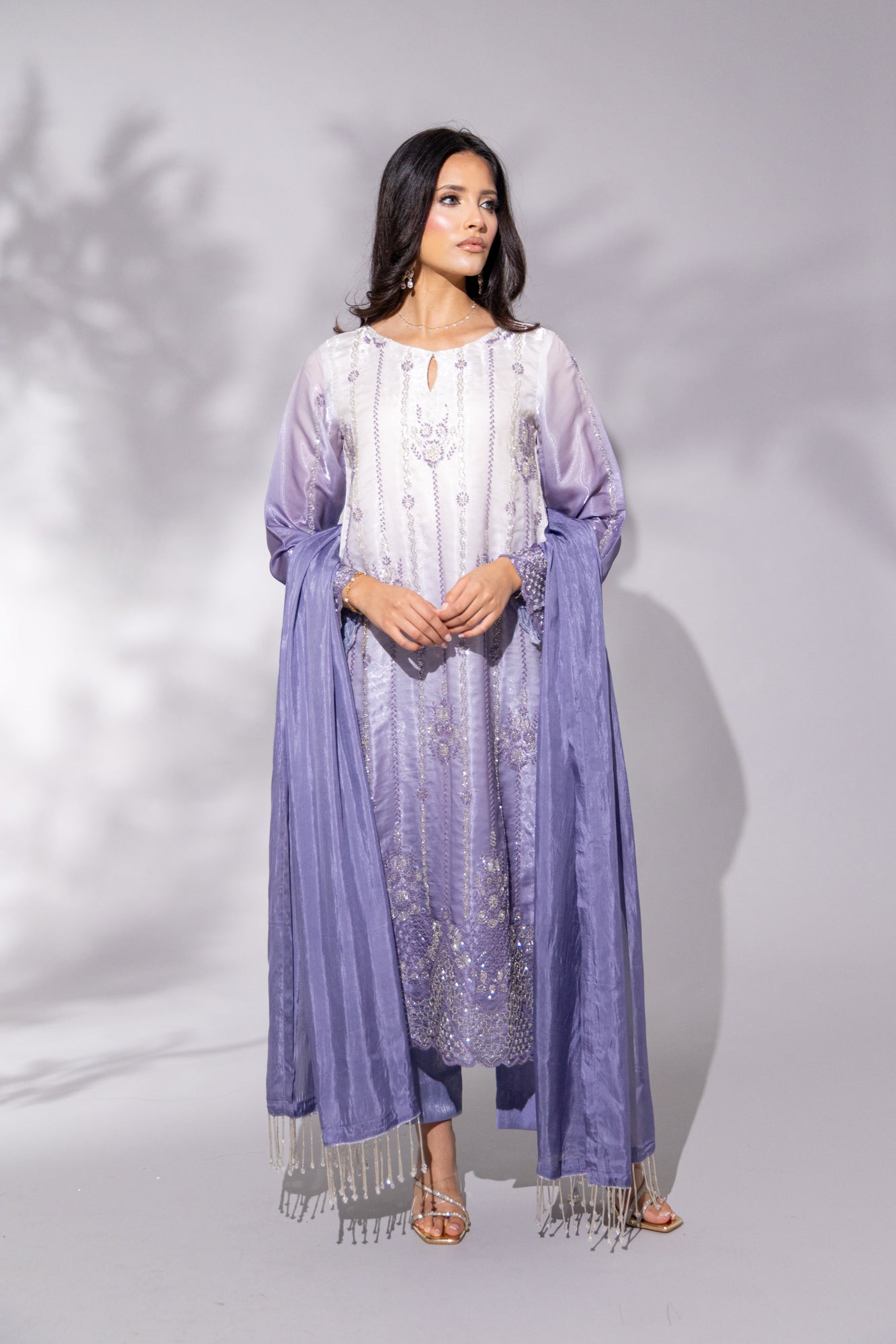 Lilac Sheesha Silk - 3PC