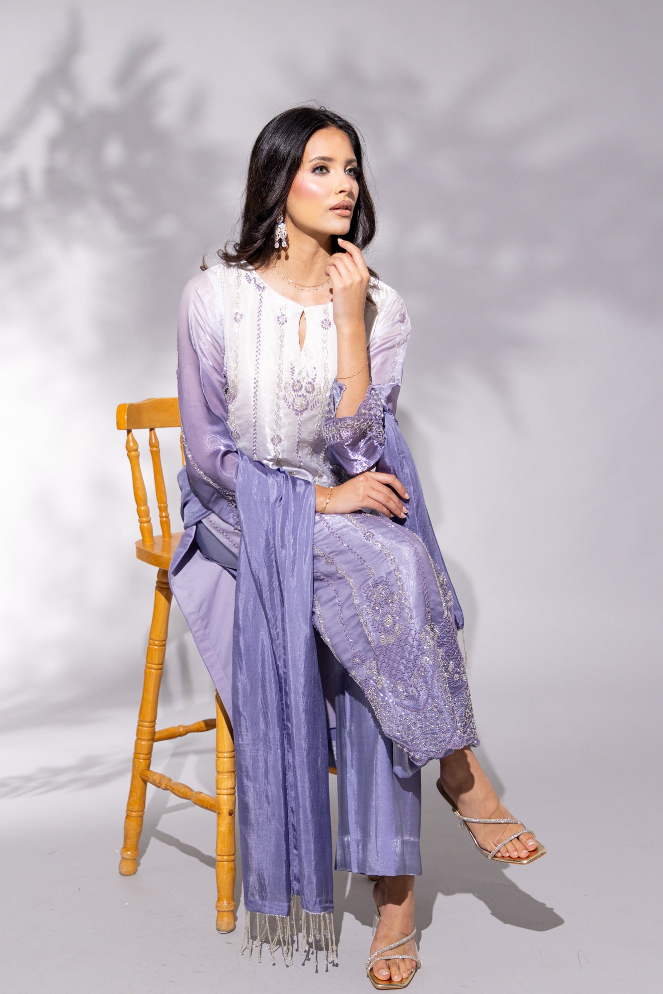 Lilac Sheesha Silk - 3PC