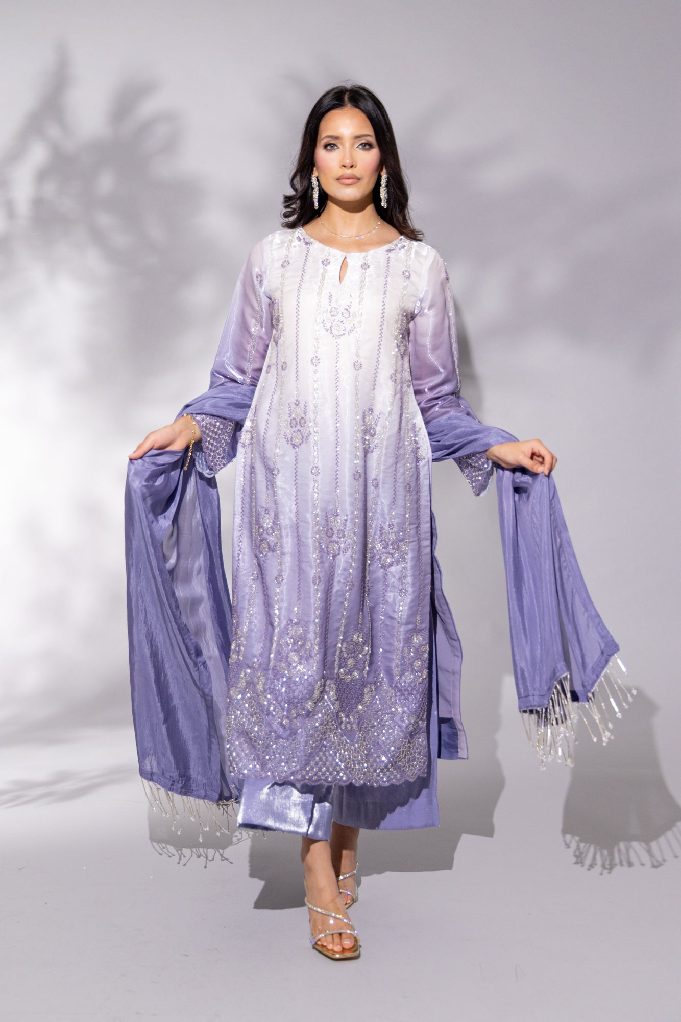 Lilac Sheesha Silk - 3PC