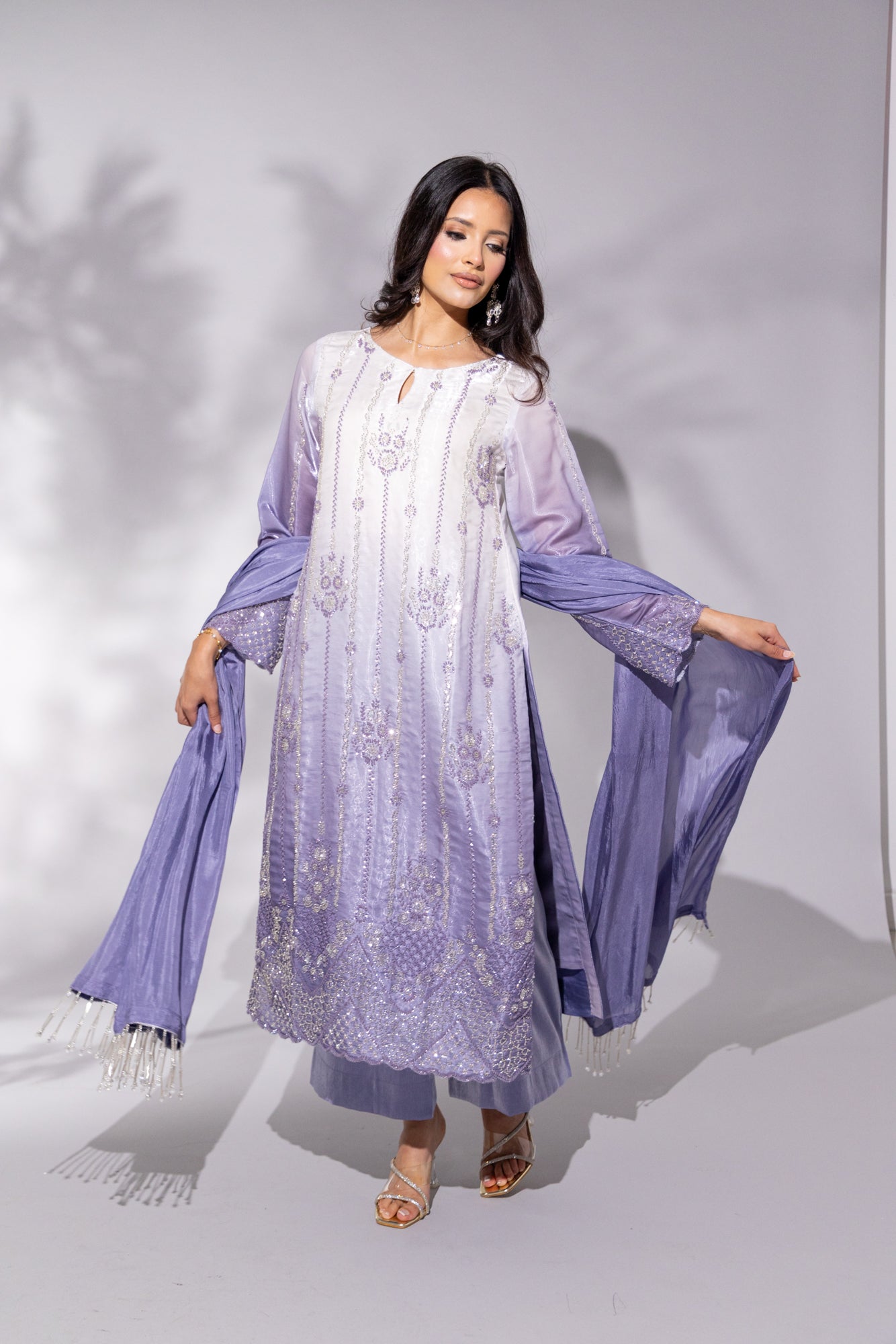 Lilac Sheesha Silk - 3PC