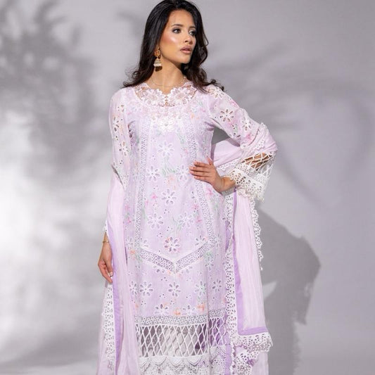 Pale Lilac ChickenKari Embroidered - 3PC